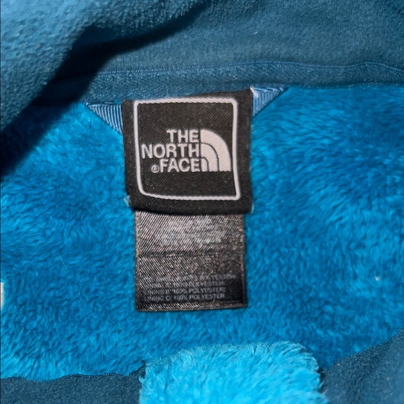 The North Face Turquoise Fleece Jacket - Picture 3 of 4